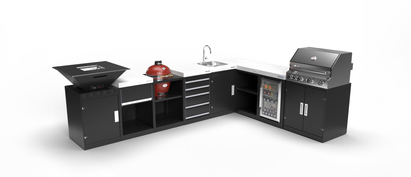 Grilltrend: Modulare Outdoorküche von BlackBull